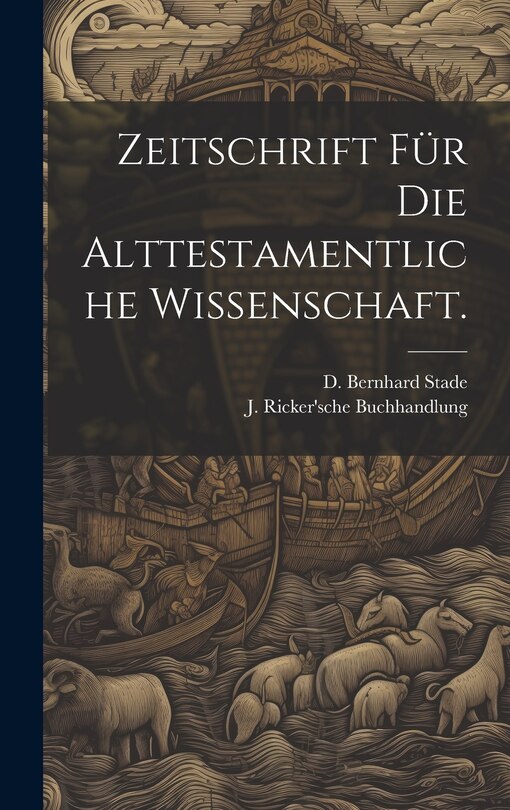 Front cover_Zeitschrift Für Die Alttestamentliche Wissenschaft.