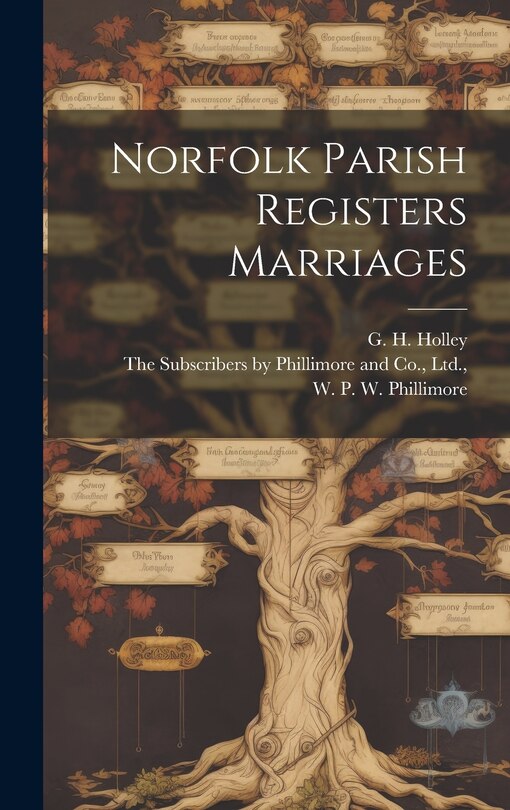 Front cover_Norfolk Parish Registers Marriages