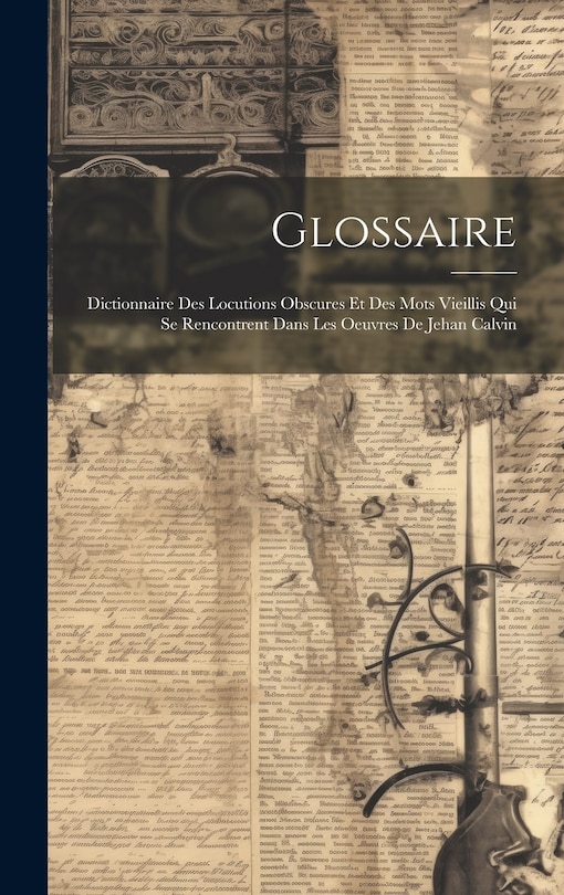 Front cover_Glossaire