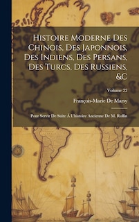 Front cover_Histoire Moderne Des Chinois, Des Japonnois, Des Indiens, Des Persans, Des Turcs, Des Russiens, &c