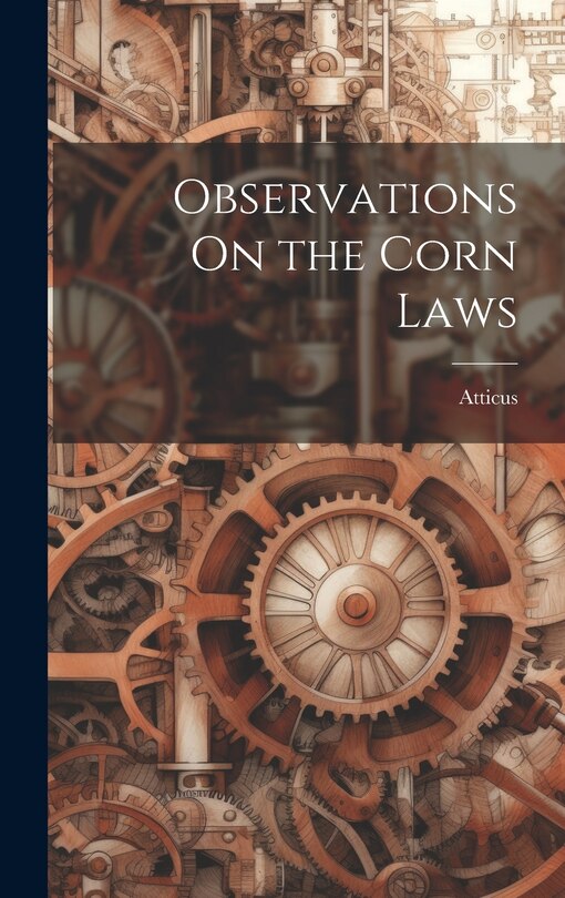 Couverture_Observations On the Corn Laws