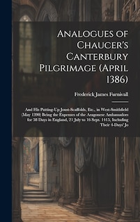 Couverture_Analogues of Chaucer's Canterbury Pilgrimage (April 1386)
