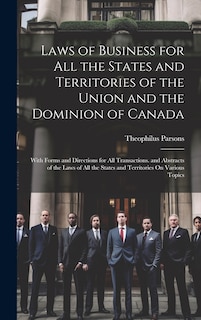Front cover_Laws of Business for All the States and Territories of the Union and the Dominion of Canada