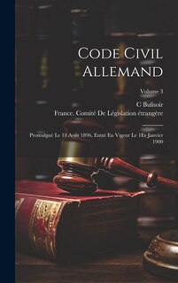 Front cover_Code Civil Allemand
