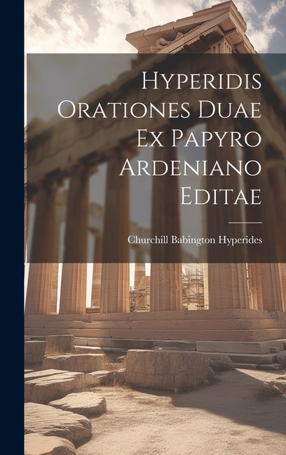 Couverture_Hyperidis Orationes Duae ex Papyro Ardeniano Editae