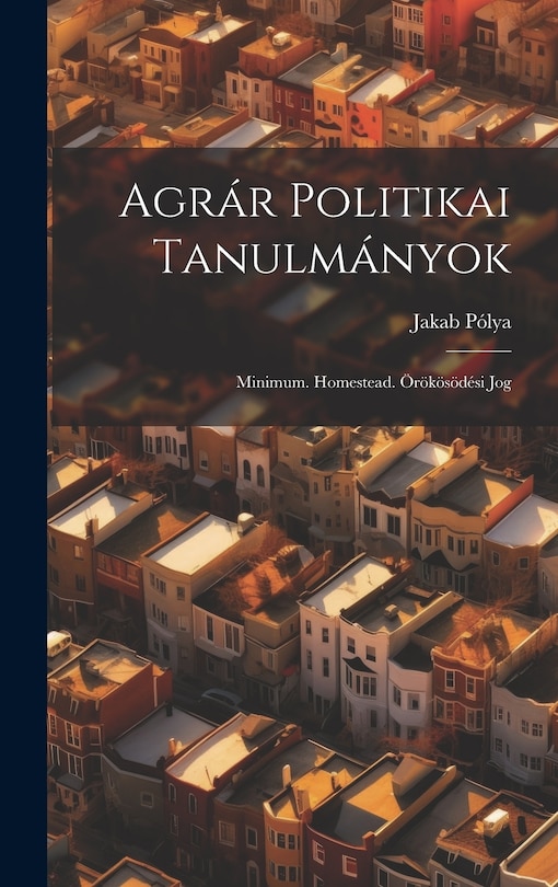 Front cover_Agrár Politikai Tanulmányok