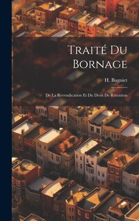 Front cover_Traité du Bornage