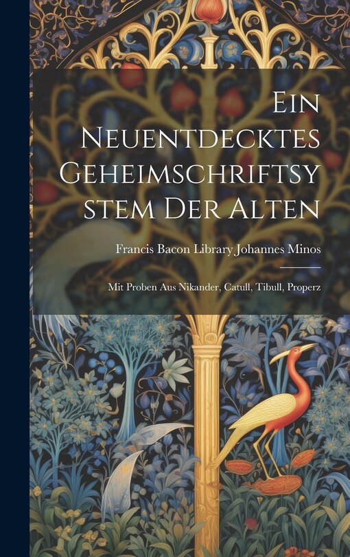 Front cover_Ein Neuentdecktes Geheimschriftsystem der Alten