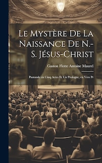 Couverture_Le Mystère de la Naissance de N.-S. Jésus-Christ