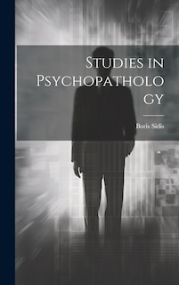 Couverture_Studies in Psychopathology