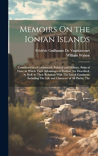 Front cover_Memoirs On the Ionian Islands