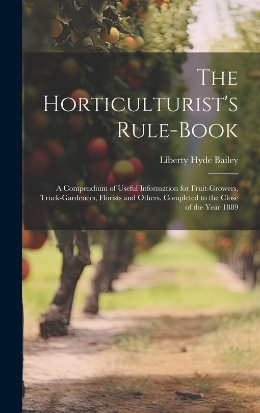 Couverture_The Horticulturist's Rule-Book