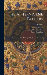 Couverture_The Ante-Nicene Fathers