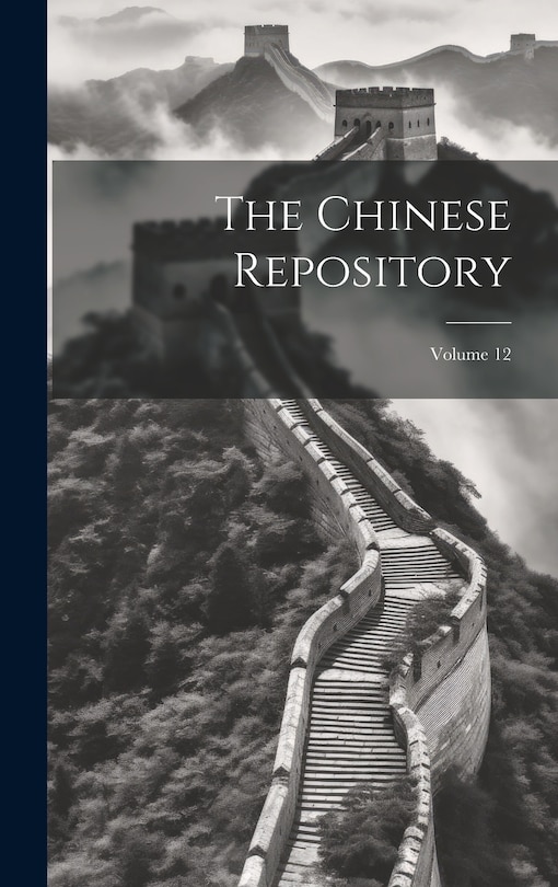 Front cover_The Chinese Repository; Volume 12