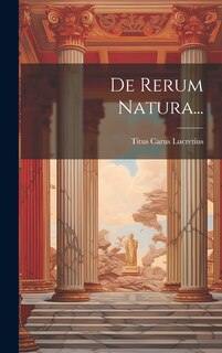 Front cover_De Rerum Natura...