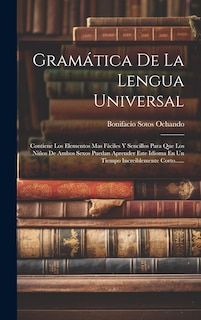 Front cover_Gramática De La Lengua Universal