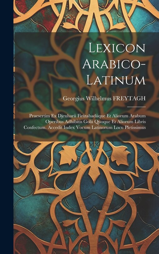 Couverture_Lexicon Arabico-latinum
