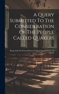 Couverture_A Query Submitted To The Consideration Of The People Called Quakers
