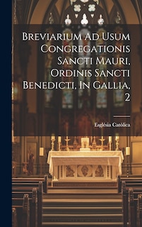 Couverture_Breviarium Ad Usum Congregationis Sancti Mauri, Ordinis Sancti Benedicti, In Gallia, 2