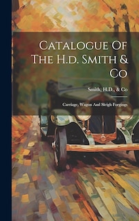 Front cover_Catalogue Of The H.d. Smith & Co