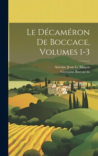 Couverture_Le Décaméron De Boccace, Volumes 1-3
