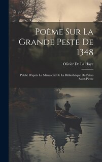 Front cover_Poème Sur La Grande Peste De 1348