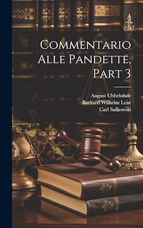Front cover_Commentario Alle Pandette, Part 3