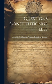 Front cover_Questions Constitutionnelles