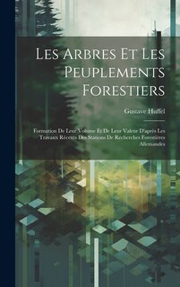 Couverture_Les Arbres Et Les Peuplements Forestiers