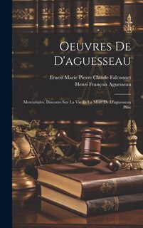 Couverture_Oeuvres De D'aguesseau