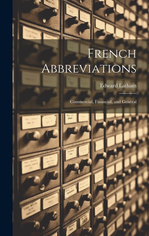 Front cover_French Abbreviations