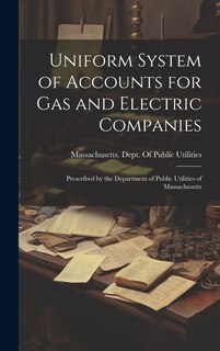 Front cover_Uniform System of Accounts for Gas and Electric Companies