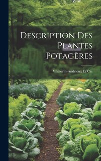 Couverture_Description Des Plantes Potag&egrave;res
