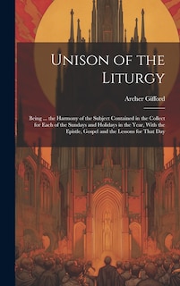 Front cover_Unison of the Liturgy