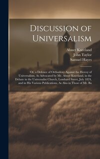 Couverture_Discussion of Universalism