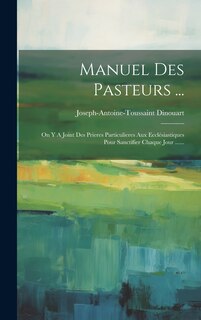 Front cover_Manuel Des Pasteurs ...