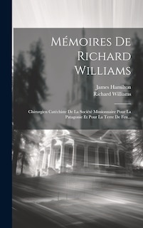 Couverture_Mémoires De Richard Williams