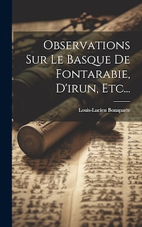 Couverture_Observations Sur Le Basque De Fontarabie, D'irun, Etc...