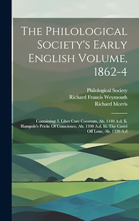 Couverture_The Philological Society's Early English Volume, 1862-4