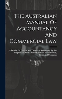 Couverture_The Australian Manual Of Accountancy And Commercial Law