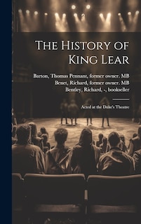 Couverture_The History of King Lear