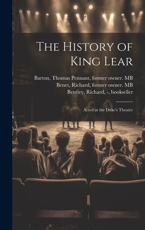 Couverture_The History of King Lear