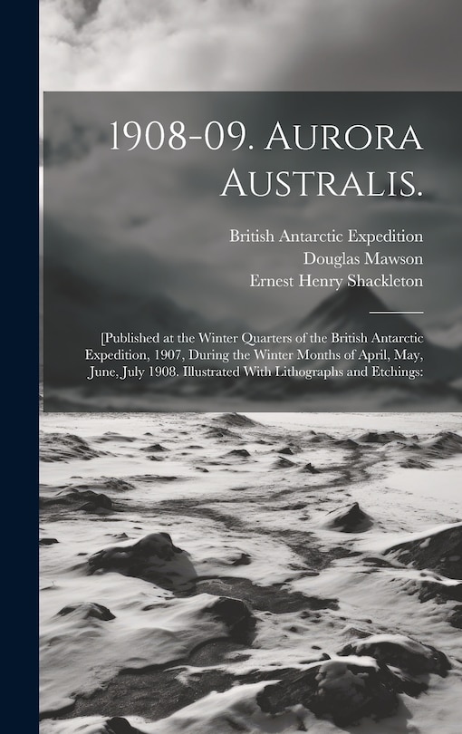 Front cover_1908-09. Aurora Australis.