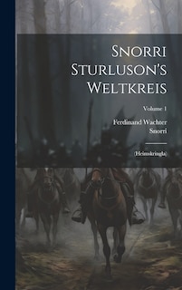Front cover_Snorri Sturluson's Weltkreis