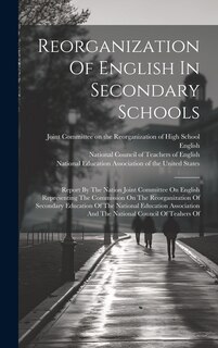 Couverture_Reorganization Of English In Secondary Schools