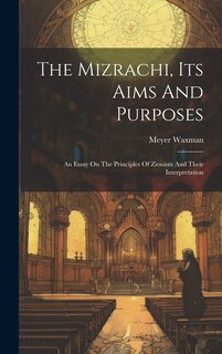 Front cover_The Mizrachi, Its Aims And Purposes