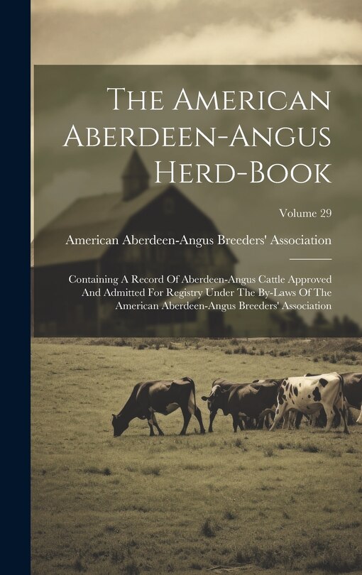 Couverture_The American Aberdeen-angus Herd-book