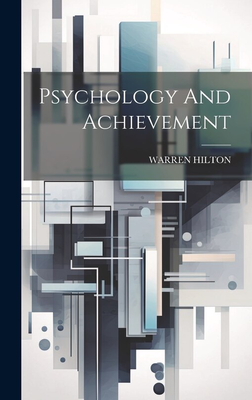 Front cover_Psychology And Achievement