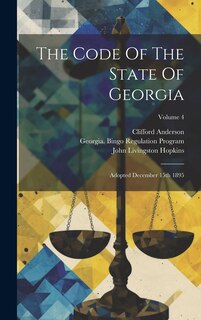 Front cover_The Code Of The State Of Georgia