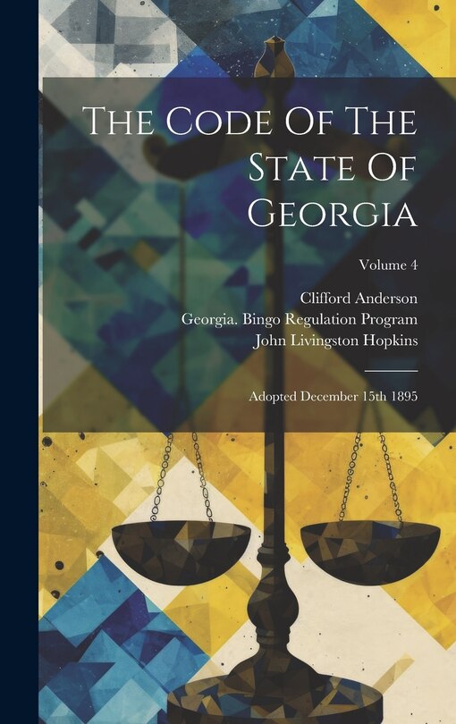 Front cover_The Code Of The State Of Georgia